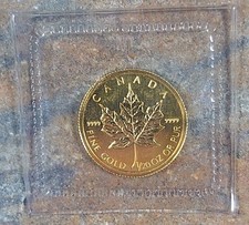 120oz 24ct Gold - 2007 Canadian Maple Leaf 1 dollar coin - NO RESERVE! 