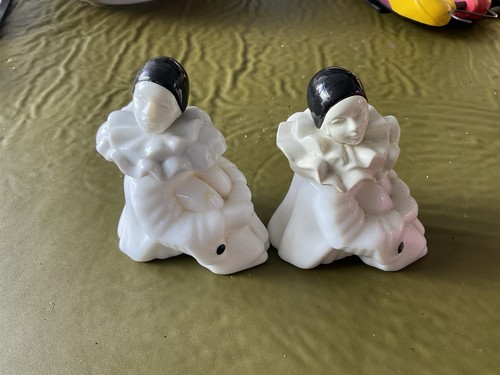 Avon pierrot clown glass - avon,