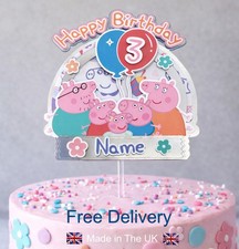 Peppa Pig Cake Topper