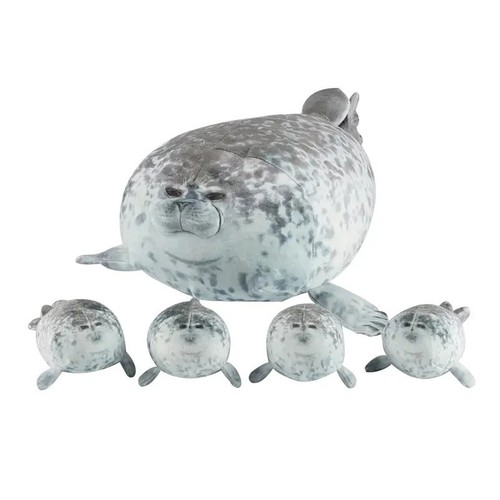 40cm mother baby seal plush - mother,