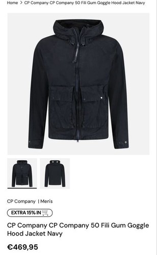 Men company jacket navy - jacket, 50