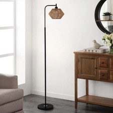 Vintage Floor Lamp with Paper