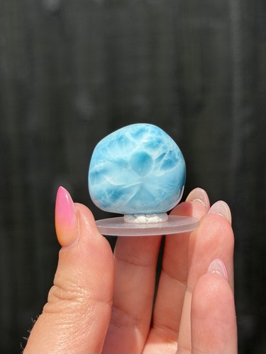 Larimar aaa grade tumbled - larimar,