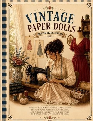 Vintage paper dolls - vintage,