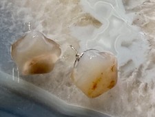 Flower Agate Star Gemstone Stud Earrings by “Lola & Lily Rose” 🌹