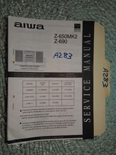 Aiwa z-650mk2 690 service