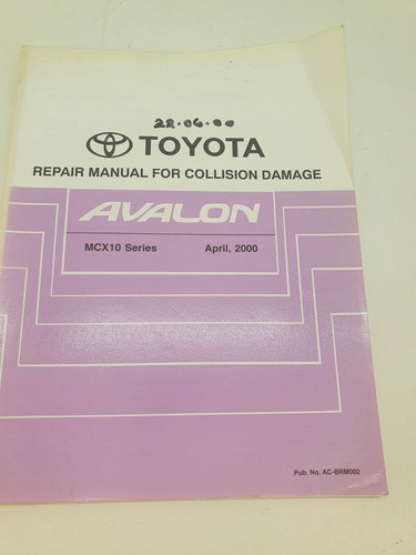 Toyota repair manual for - toyota,