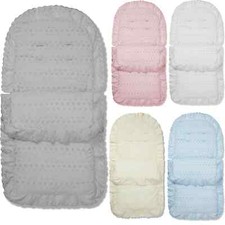 Broderie anglaise footmuff - footmuff, /