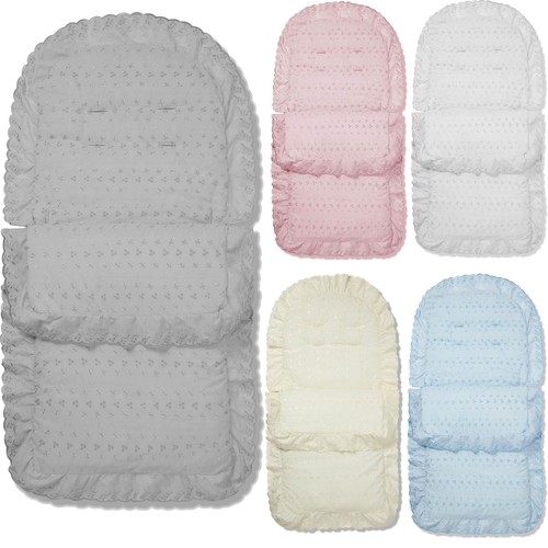 Broderie anglaise footmuff - broderie,