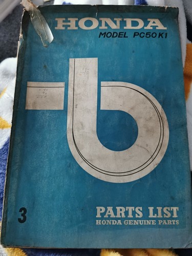 Honda pc50k1 parts list - honda,