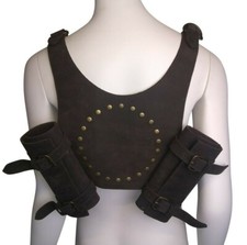 Larp leather back scabbard - larp,