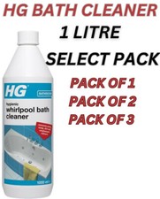HG Hygienic Whirlpool Bath Cleaner Spa Hot Tub Jacuzzi Cleaner 1 Litre Soap, Oil