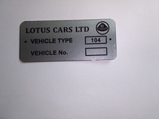 Type Plate Lotus Omega