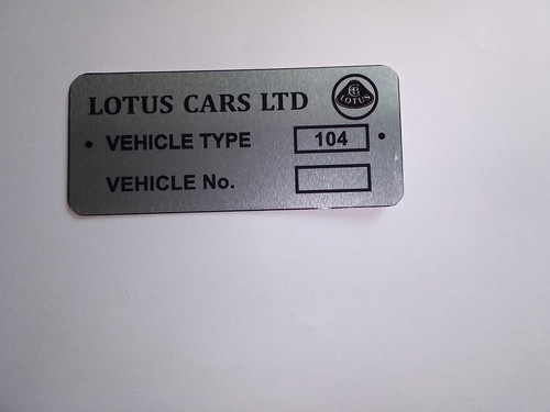 Type plate lotus - type, omega