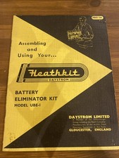 UBE-1 Battery Eliminator Kit Assembly Heathkit Manual  - KP263