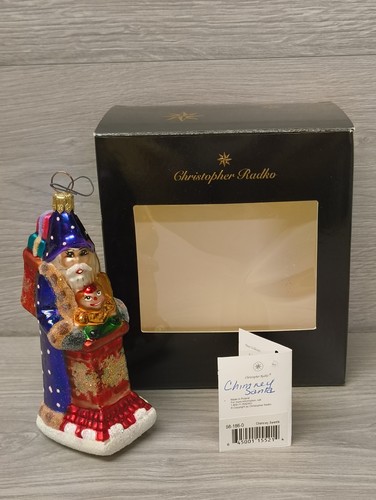 Vtg christopher radko chimney - christopher,