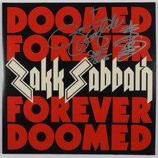 Zakk Wylde JSA  Signed Autograph Record Album Vinyl Zakk Sabbath Doomed Forever