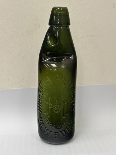 59466 old antique glass bottle - old,
