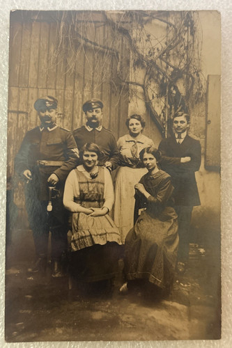 Ww1 german real photo - photo, postcard
