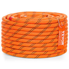 VEVOR Arborist Tree Climbing Rope Double Braid Polyester 1/2" x 120' 48-Strand