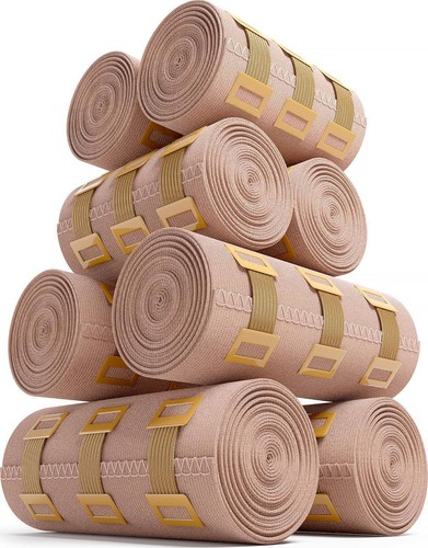 Elastic compression bandage - compression,