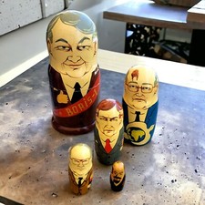 Vintage Wooden Soviet Russian