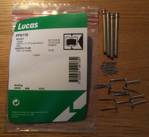 Genuine lucas brake pad - lucas,