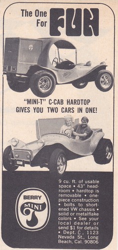 1970 berry mini dune buggy - berry,
