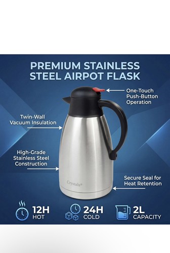 Stainless steel vacuum - 2l,