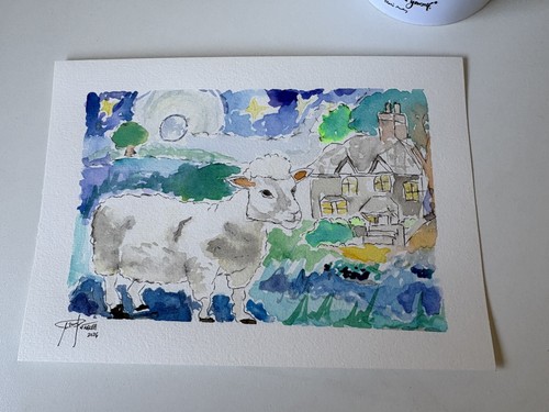 Original watercolour painting - original,