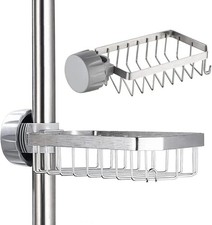 Shower Caddy No Drill, Shower Soap Holder, 304 Stainless Steel Bathroom