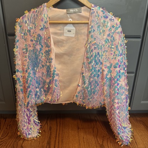 Nwt sequin iridescent - sz,