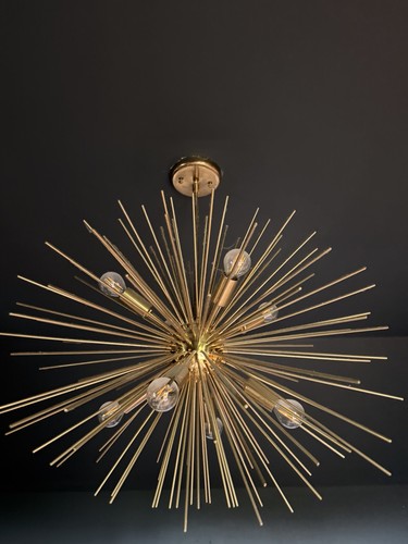 Mid century gold sputnik light - gold,