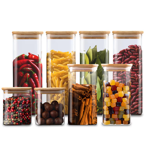 Set glass food storage - 8,