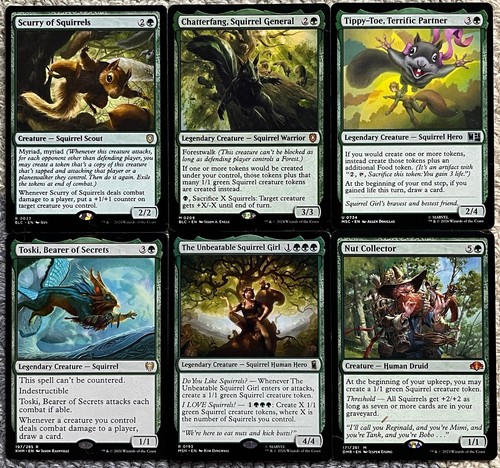 Edh squirrel deck - deck, commander