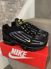 Mens UK8 Nike Air Max Plus TN3 Tuned Black Green UK 8