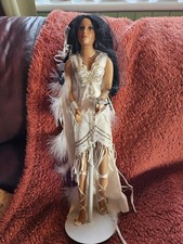 XL Ashton Drake Galleries Love Takes Wing . American Indian Doll H21 Inch Boxed