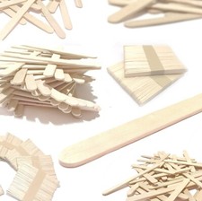 Lolly Sticks Natural Wood