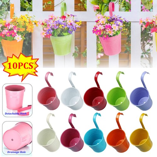 10x metal hanging - metal, pots