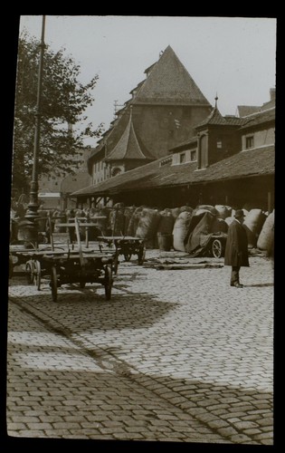 Magic lantern slide nuremberg - lantern,