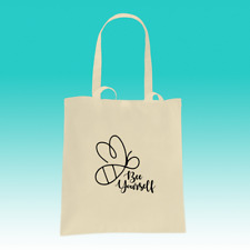 Bee Yourself Natural Cotton Tote Bag - Bumblebee Honeybee You Affirmation