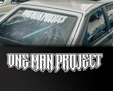 One Man Project Vinyl Decal