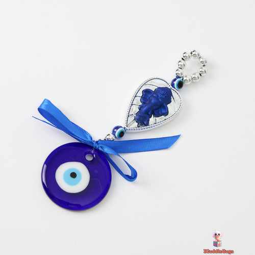 Divine blue hanging evil eye - divine,