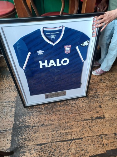 Autographed ipswich town - ipswich,