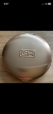 New Gale Hayman Brushed Gold Compact Double Sided Mirror In Box