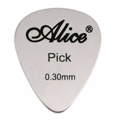 Stainless steel guitar pick - stainless,