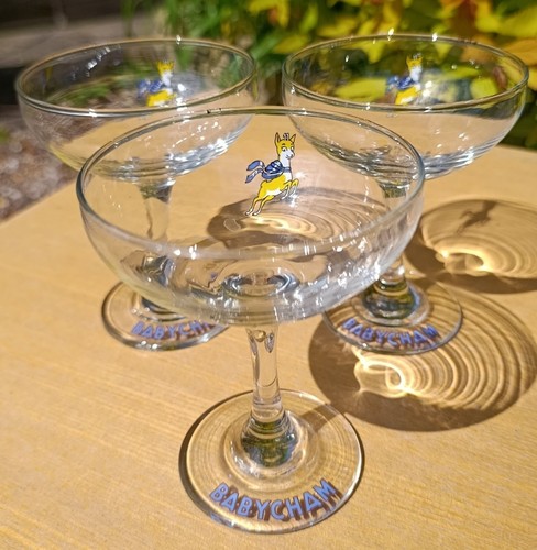Vintage babycham champagne - 3x,
