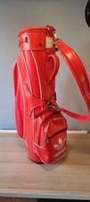 Adidas Vintage Golf Bag 1980s. Red And White. Rare Find