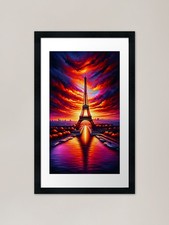 Eiffel Tower Sunset: Paris