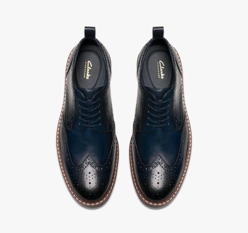 Clarks aldwin limit mens navy - clarks,